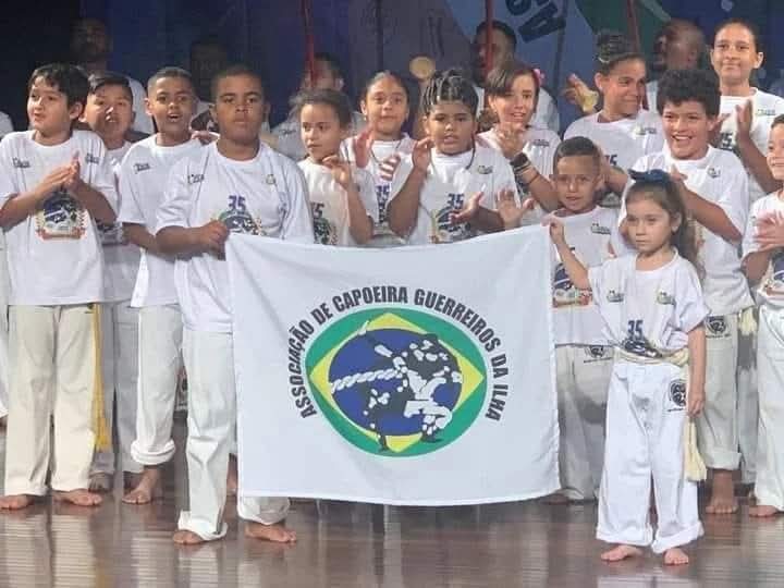Capoeiristas em ação