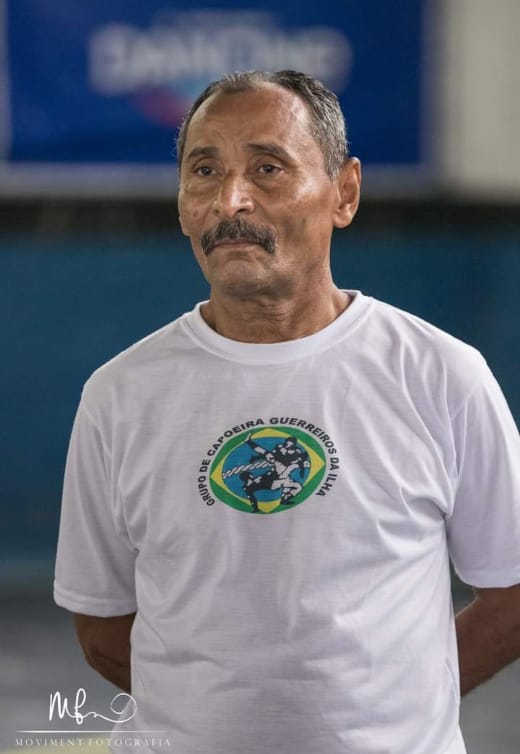Mestres Chumbinho e Guerreiro na hierarquia